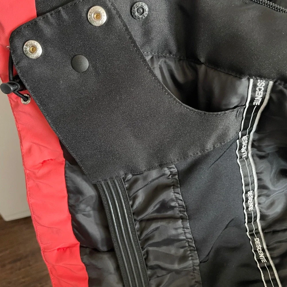 Descente Heat Ski Jacket Womens 10 Med Coral Full‎ Zip Winter Coat Pink
